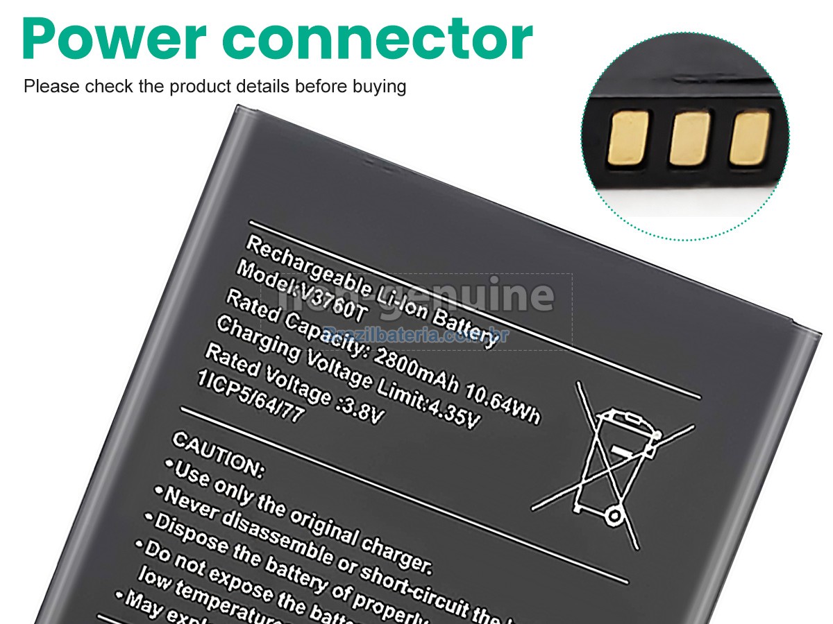 Bateria para Nokia V3760T