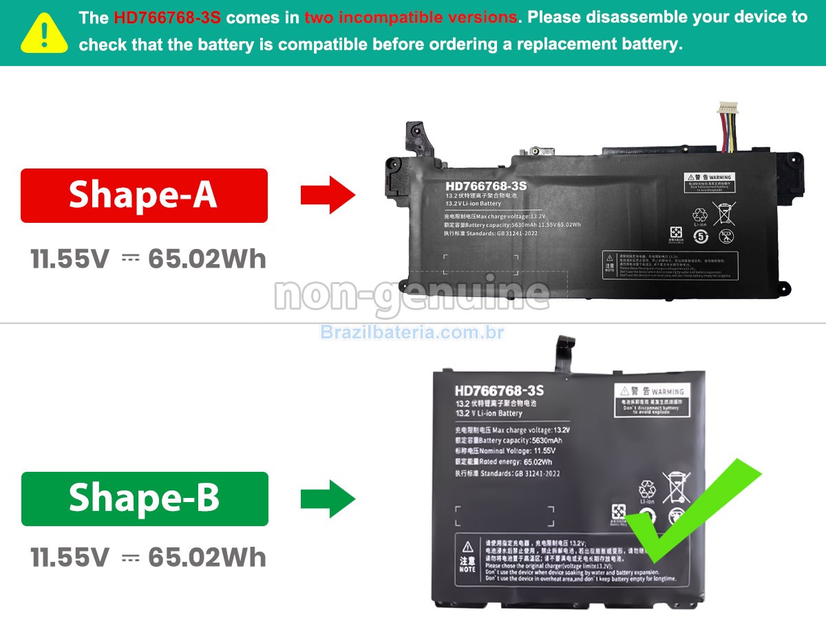 Bateria para One Mix GA88