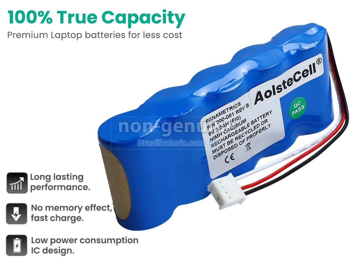 Bateria para Panametrics PT878 FLOWMETER