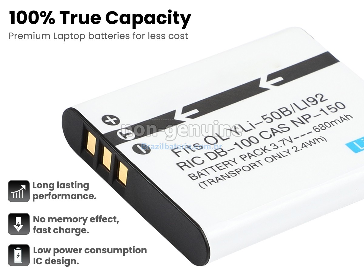 Bateria para PENTAX D-LI92
