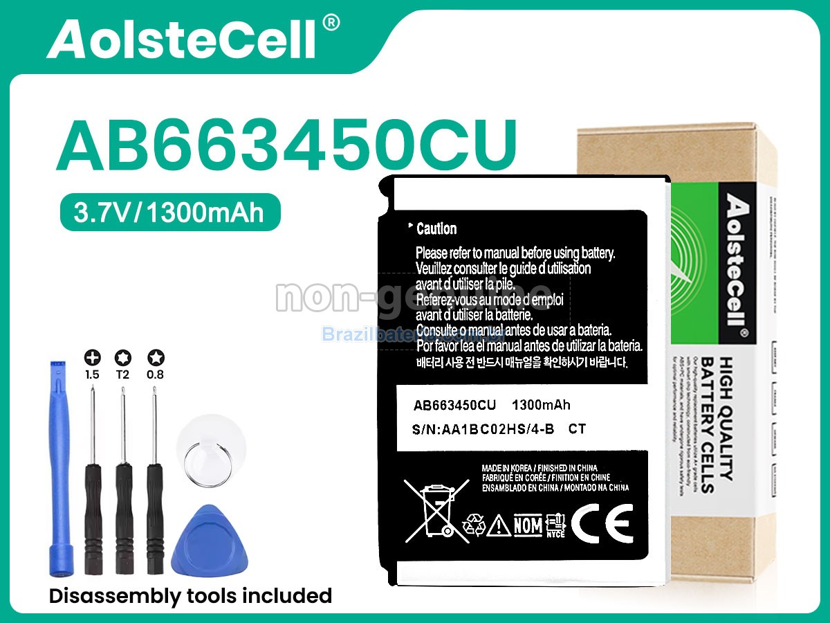 Bateria para Samsung AB653450CABSTD