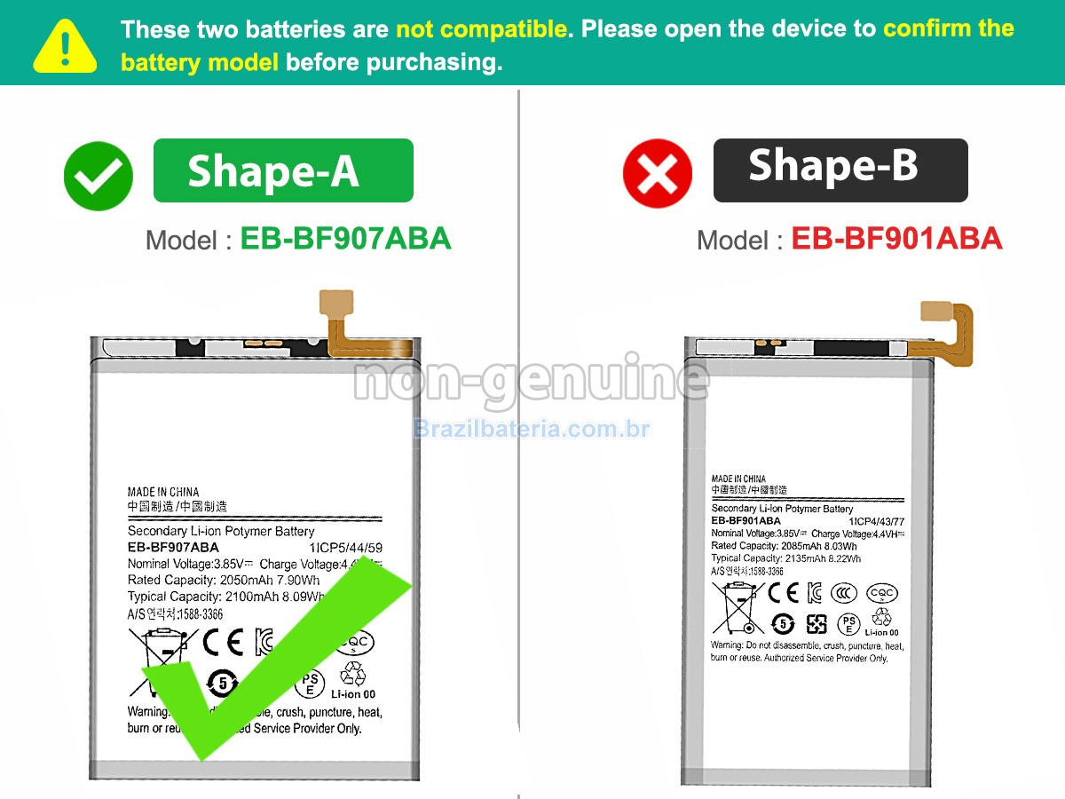 Bateria para Samsung W2020