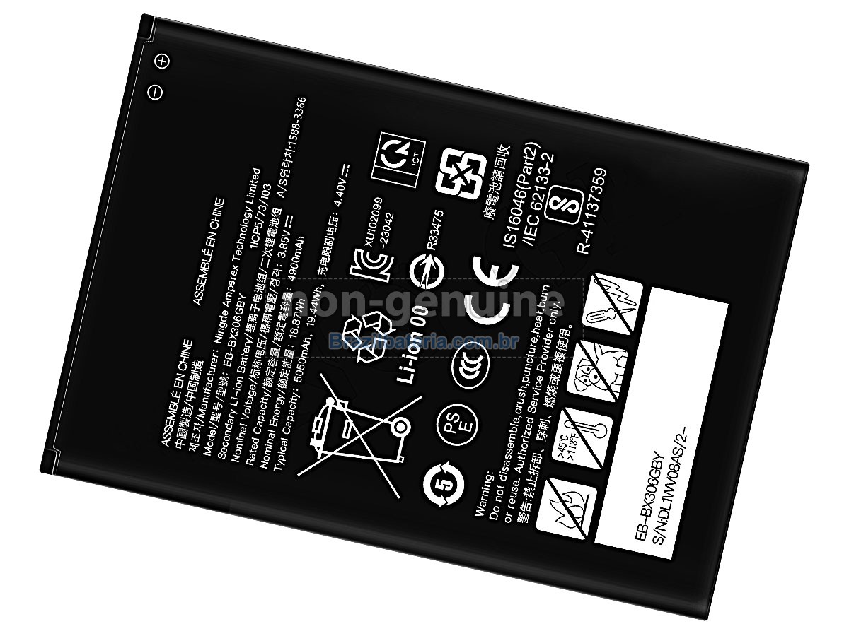 Bateria para Samsung Galaxy TAB ACTIVE5 SM-X30