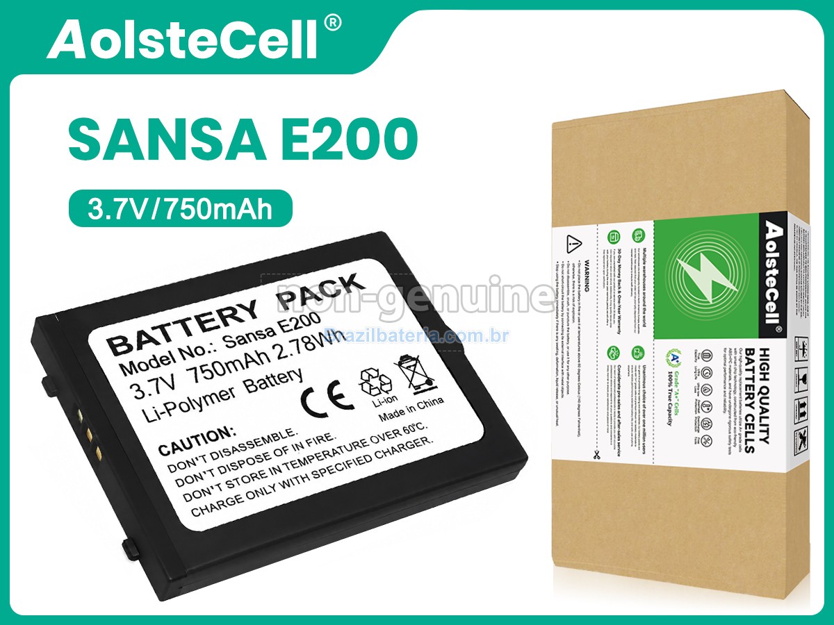 Bateria para SanDisk SANSA E250