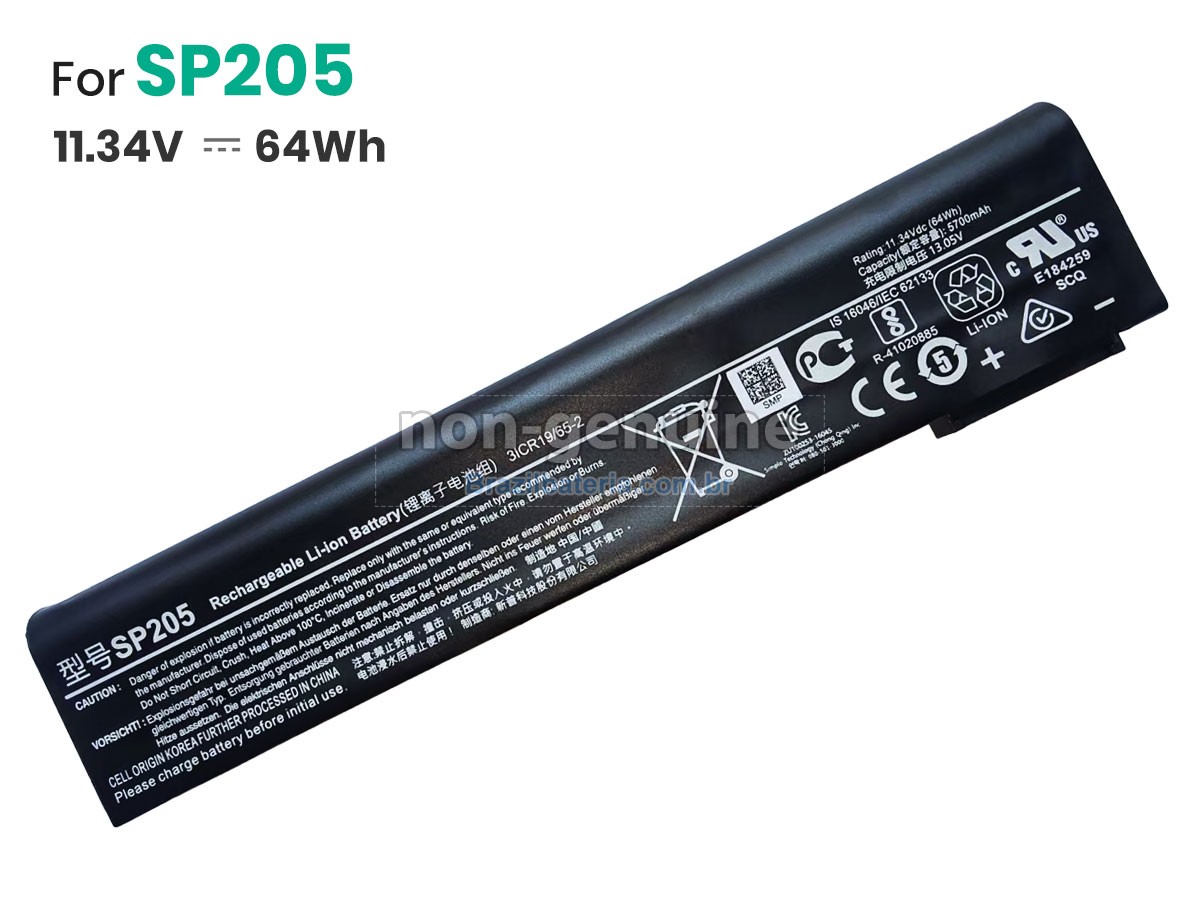 Bateria para Siemens SIMATIC ITP1000