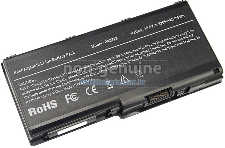 Bateria para Toshiba Qosmio X500 Bateria para Toshiba Qosmio X500