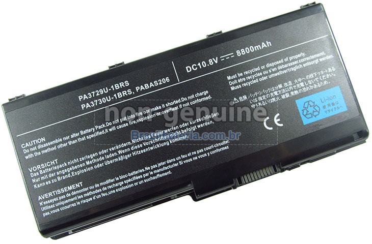 Bateria para Toshiba Qosmio X500 Bateria para Toshiba Qosmio X500
