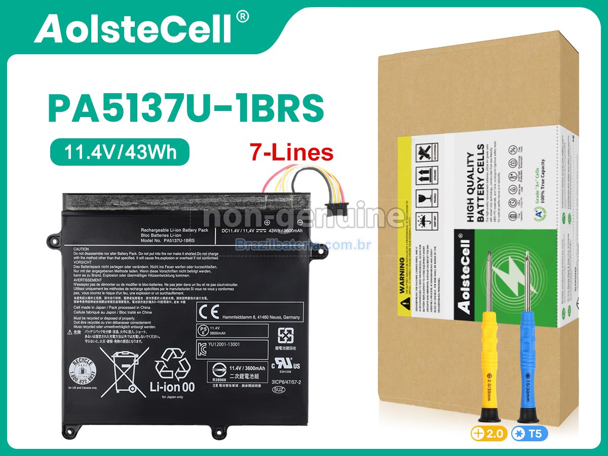 Bateria para Toshiba PA5098U-1BRS-T1