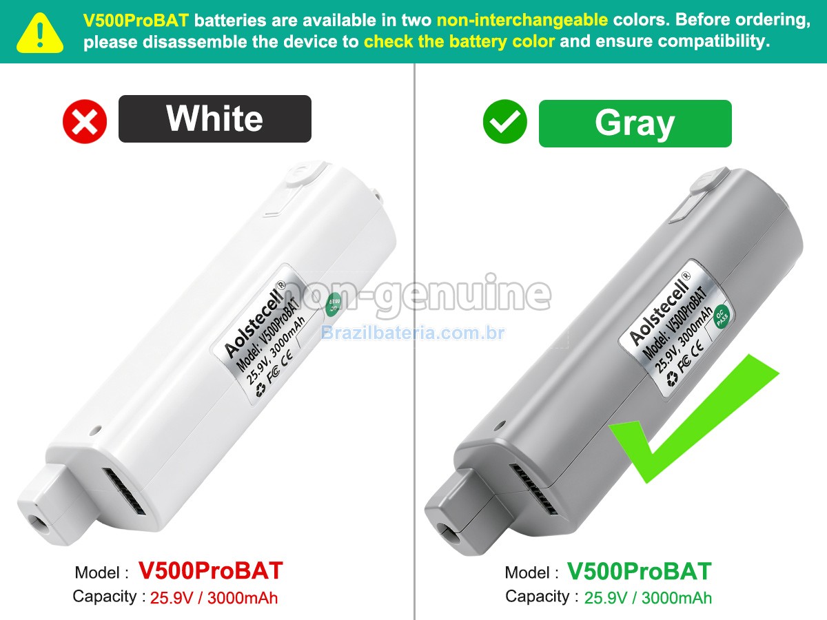 Bateria para UWANT V500PROBAT