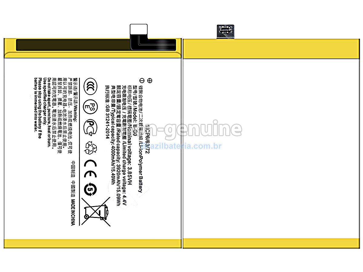 Bateria para Vivo B-G0