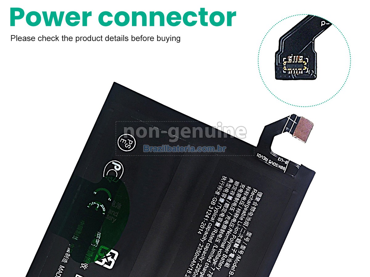 Bateria para Vivo X80 PRO