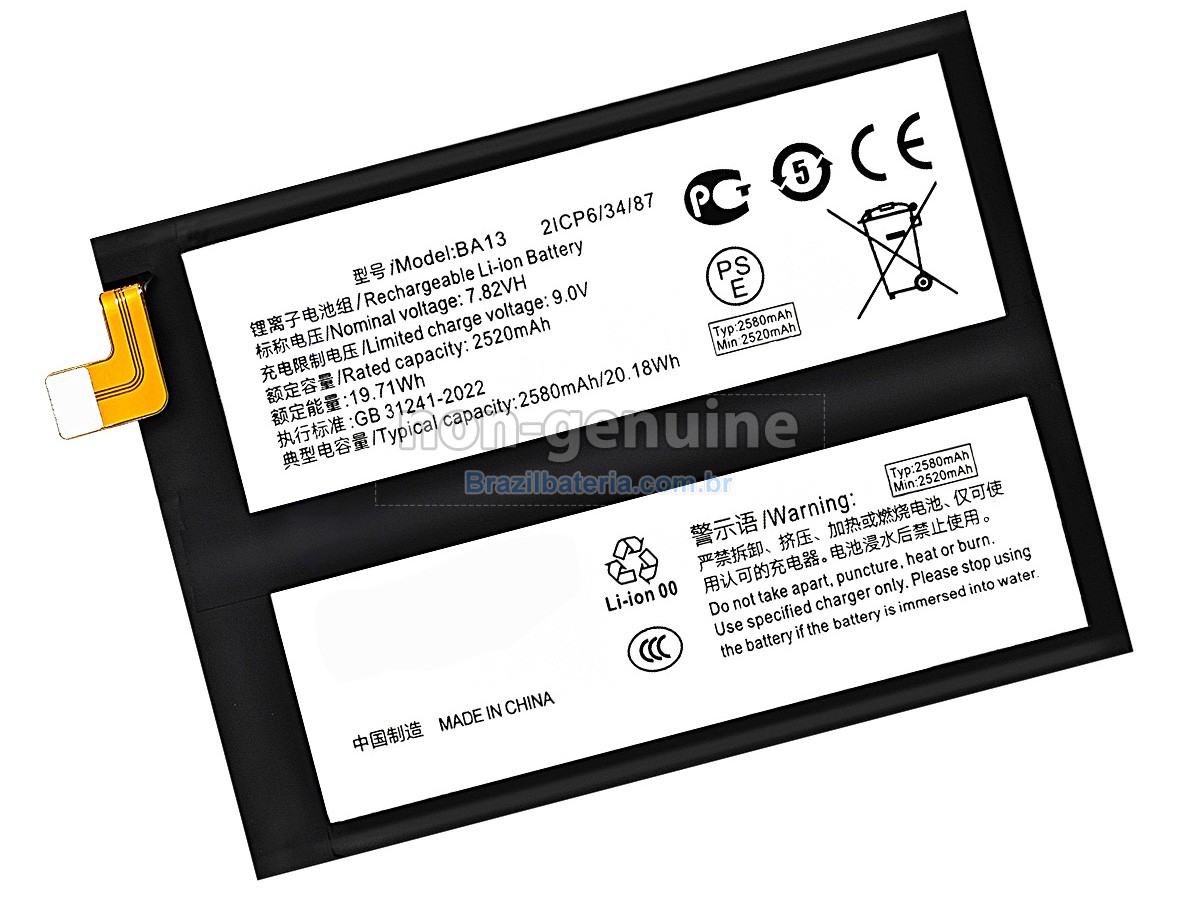 Bateria para Vivo IQOO NEO9 PRO