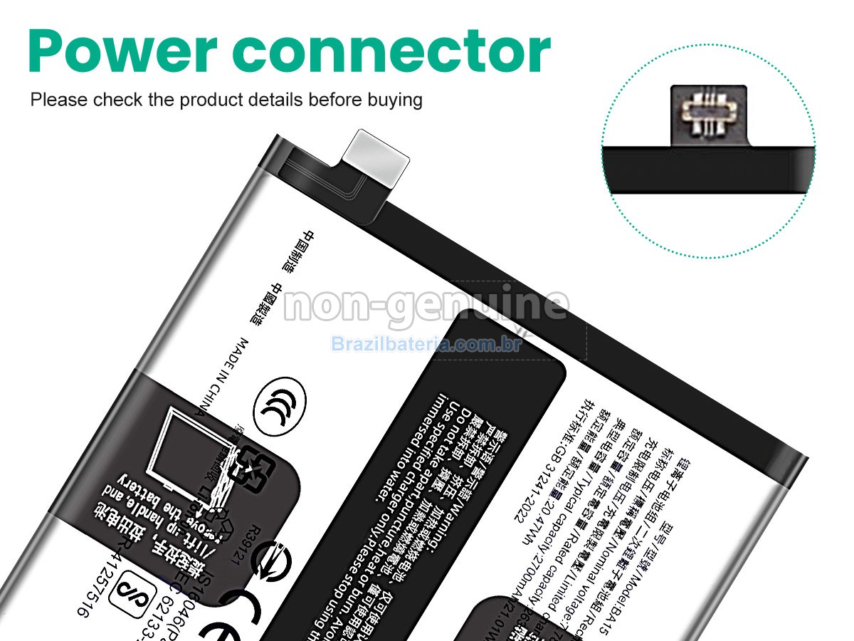 Bateria para Vivo X100 PRO