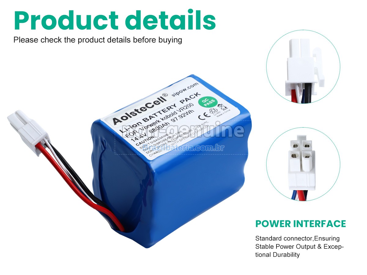 Bateria para Vorwerk Kobold 4NCR18650P2-C001A