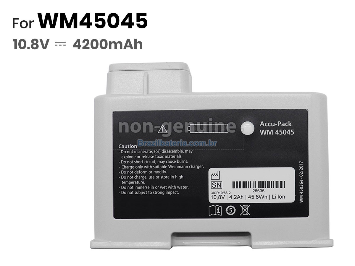 Bateria para Weinmann MEDUMAT STANDARD 2