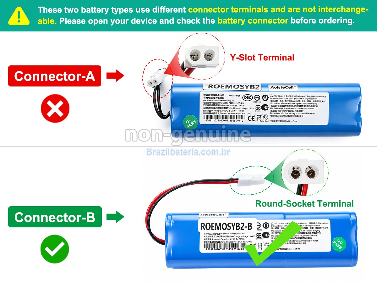 Bateria para XiaoMi ROEMO SYB2