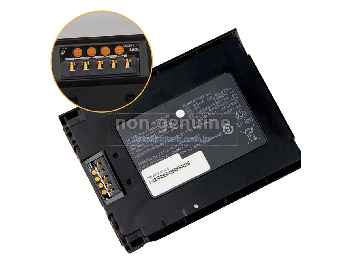Bateria para Zebra BT-000443-04 A T1F214