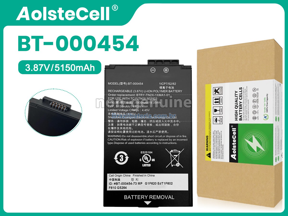 Bateria para Zebra BTRY-TN2X-1XMA1-1A