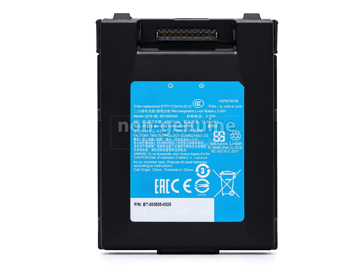 Bateria para Zebra BT-000535-0020