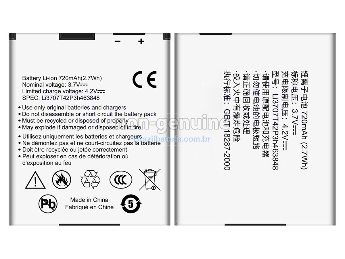 Bateria para ZTE A711